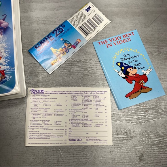 The Little Mermaid Banned Artwork Cover Black Diamond VHS - Picture 16 of 16